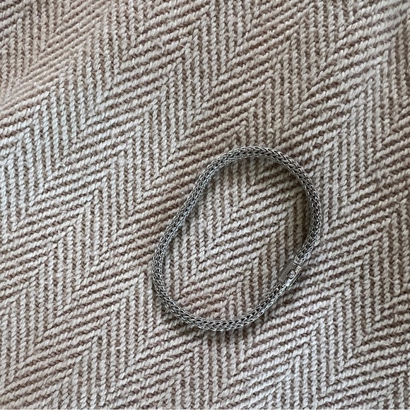 John Hardy Sterling Silver Black Sapphire/ African Ruby Bracelet - Picture 4 of 9